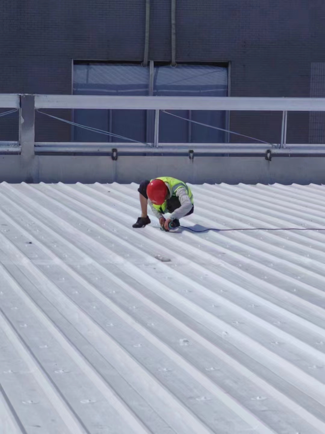 Supplied roofing installation photograph